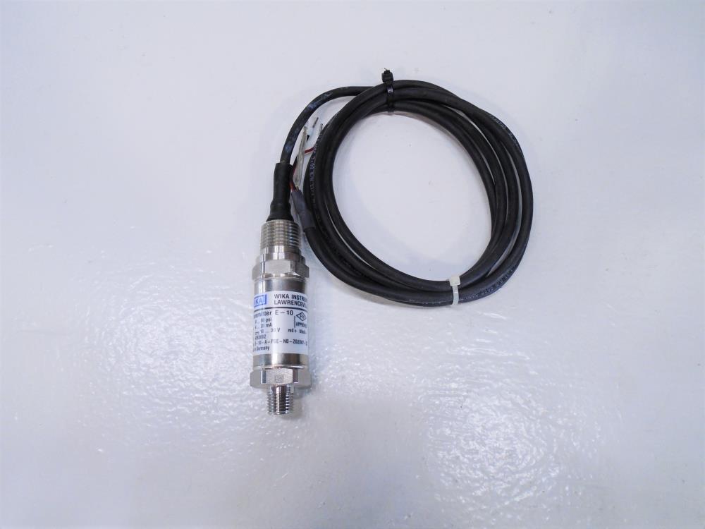 Wika E-10 Pressure Transmitter 4363082, 0-60 PSI, E-10-A-PBE-NB-ZG2X67-ZZ